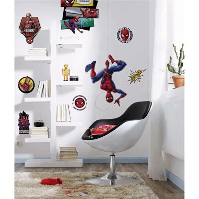 Adesivo Murale Spider-Man Web KOMAR - 100x70 cm Decorazione Bambini Adesivo Murale Spider-Man Web KOMAR - 100x70 cm Decorazione Bambini