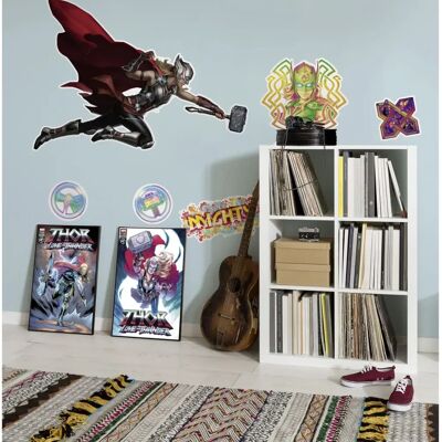 KOMAR Thor4 - Mighty Jane Bunte Wandtattoo - Wandtattoo KOMAR Thor4 - Mighty Jane Bunte Wandtattoo - Wandtattoo