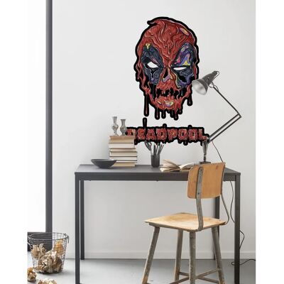 KOMAR Deadpool Meltpool Wandtattoo - Kinder-Comic KOMAR Deadpool Meltpool Wandtattoo - Kinder-Comic