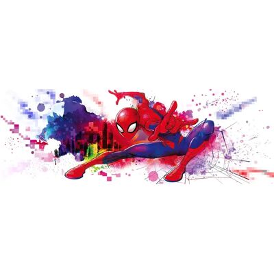 KOMAR Spider-Man Graffiti Art Muurschildering - 368x127cm KOMAR Spider-Man Graffiti Art Muurschildering - 368x127cm