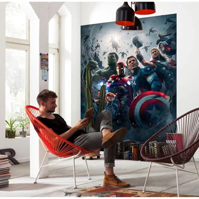 KOMAR Marvel Avengers Age Ultron Film Tapete - 184x254 cm, 4 Stück KOMAR Marvel Avengers Age Ultron Film Tapete - 184x254 cm, 4 Stück
