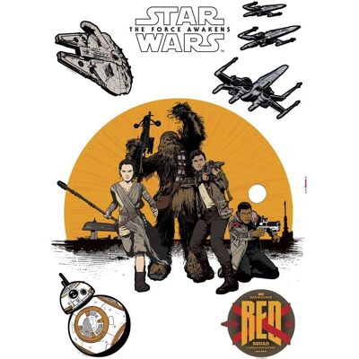 KOMAR Star Wars Resistance Adhesivo de Pared - Adhesivo de Pared KOMAR Star Wars Resistance Adhesivo de Pared - Adhesivo de Pared