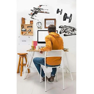 Komar Star Wars Spaceships Wall Tattoo - Self-Adhesive Decor Komar Star Wars Spaceships Wall Tattoo - Self-Adhesive Decor