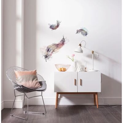 KOMAR Wandtattoo Inspiration - 50x70 cm, bunt, Feder - Wandsticker KOMAR Wandtattoo Inspiration - 50x70 cm, bunt, Feder - Wandsticker
