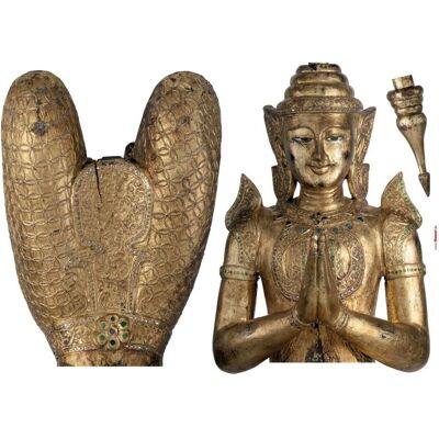 KOMAR Buddha Väggdekor - 100x70cm - Guld KOMAR Buddha Väggdekor - 100x70cm - Guld