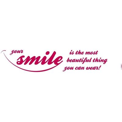 KOMAR Your Smile Vinilo - Escritura, sonrisa, multicolor - 14x70 cm KOMAR Your Smile Vinilo - Escritura, sonrisa, multicolor - 14x70 cm
