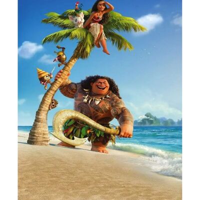KOMAR Moana Maui Wallpaper Self-adhesive Kids Decor KOMAR Moana Maui Wallpaper Self-adhesive Kids Decor