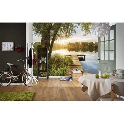 KOMAR Wandbild Picnic 368x248cm - Landschaft, Vlies, Bunt KOMAR Wandbild Picnic 368x248cm - Landschaft, Vlies, Bunt