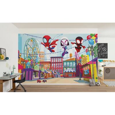 KOMAR Marvel Spidey E I Suoi Amici Parco a Tema Tappezzeria Murale Colorata - Tappezzeria Murale KOMAR Marvel Spidey E I Suoi Amici Parco a Tema Tappezzeria Murale Colorata - Tappezzeria Murale