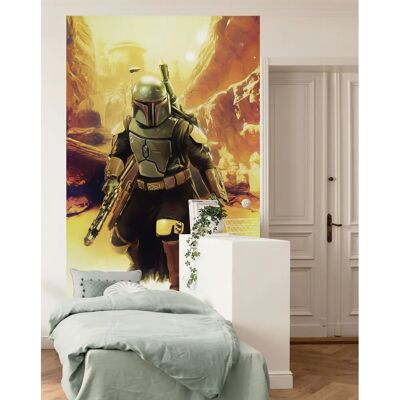 KOMAR Boba Fett Star Wars Tapete - Kinder, Glatt, 150m x 250m KOMAR Boba Fett Star Wars Tapete - Kinder, Glatt, 150m x 250m