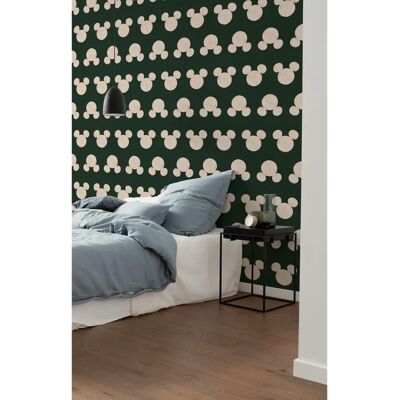 KOMAR Disney Mickey Mouse Kids Wallpaper - Vlies, Green, Pink, 200m x 250m KOMAR Disney Mickey Mouse Kids Wallpaper - Vlies, Green, Pink, 200m x 250m