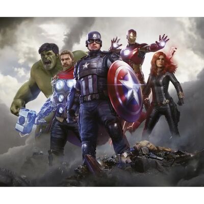 KOMAR Marvel Avengers Tapete - Bunt, 300m x 250m - Tapeten KOMAR Marvel Avengers Tapete - Bunt, 300m x 250m - Tapeten