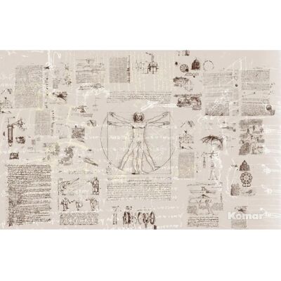 KOMAR Da Vinci Tapete - Bunt, schwarz - 400x250cm KOMAR Da Vinci Tapete - Bunt, schwarz - 400x250cm