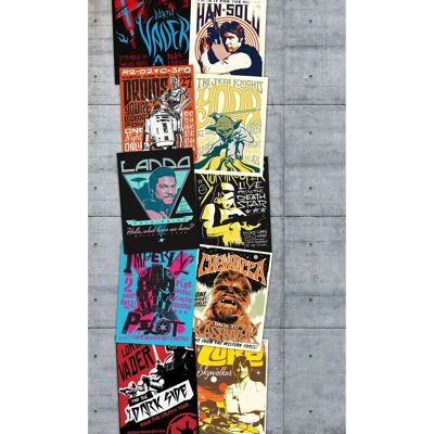 KOMAR Star Wars Rock On Wall Wallpaper - 120x200 cm KOMAR Star Wars Rock On Wall Wallpaper - 120x200 cm