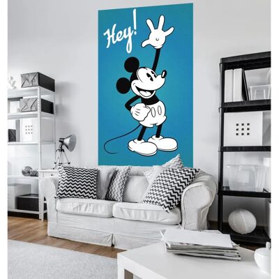 KOMAR Mickey Hey Tapete - Grün - 120x200 cm - Kinderzimmer Dekor KOMAR Mickey Hey Tapete - Grün - 120x200 cm - Kinderzimmer Dekor