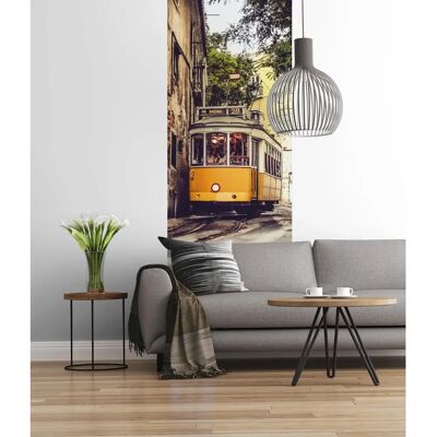 KOMAR Lissabon Stadtansicht Tapete - Vlies Tapete fürs Wohnzimmer & Schlafzimmer KOMAR Lissabon Stadtansicht Tapete - Vlies Tapete fürs Wohnzimmer & Schlafzimmer