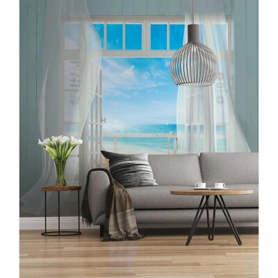 Papel pintado KOMAR Malibu - 300x250cm - Negro Papel pintado KOMAR Malibu - 300x250cm - Negro