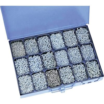 Affix Cilinder & Pan Head Schroef Assortiment - 1650 Stuk Affix Cilinder & Pan Head Schroef Assortiment - 1650 Stuk