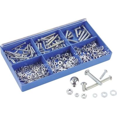 Sechskant-Innensechskantschrauben-Set - 402 Stück - Schrauben-Set Sechskant-Innensechskantschrauben-Set - 402 Stück - Schrauben-Set