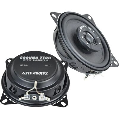 GROUND ZERO Lautsprecher - 100 mm / 4 Zoll, 2-Wege, 90 W GROUND ZERO Lautsprecher - 100 mm / 4 Zoll, 2-Wege, 90 W