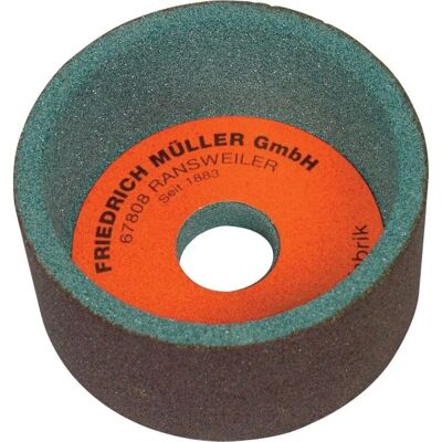 Muller Siliziumkarbid Schleifscheibe - 100x50x20mm, Körnung 80 - Schleifrad Muller Siliziumkarbid Schleifscheibe - 100x50x20mm, Körnung 80 - Schleifrad