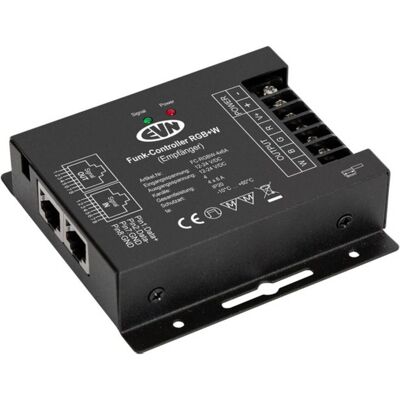 EVN Lichttechnik Funk-Empfänger-Controller - RGBW, 12-24V, 4x6A EVN Lichttechnik Funk-Empfänger-Controller - RGBW, 12-24V, 4x6A