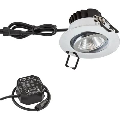 EVN LED Lumière encastrée - chrom - 3000K - 50 000h - IP65 - Publicité EVN LED Lumière encastrée - chrom - 3000K - 50 000h - IP65 - Publicité