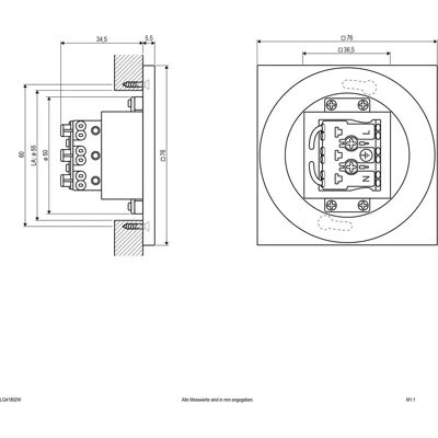 EVN Lichttechnik Edelstahl LED-Wandleuchte - 3000K - IP44 EVN Lichttechnik Edelstahl LED-Wandleuchte - 3000K - IP44