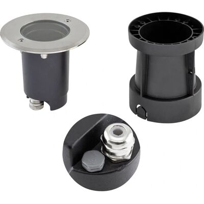 EVN Lichttechnik 679235EV Projecteur encastré IP67, GU10, Acier inoxydable - Publicité EVN Lichttechnik 679235EV Projecteur encastré IP67, GU10, Acier inoxydable - Publicité