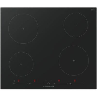 Kuppersbusch KI 6130.0 SE Nero 60 cm Look acciaio Piano cottura a induzione Kuppersbusch KI 6130.0 SE Nero 60 cm Look acciaio Piano cottura a induzione