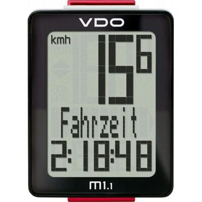 VDO M1.1 WR Compteur de vélo - Noir - Publicité VDO M1.1 WR Compteur de vélo - Noir - Publicité