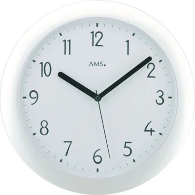 AMS F5844 Weiße Funkwanduhr AMS F5844 Weiße Funkwanduhr