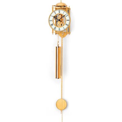 JOGRABO AMS 303 Wanduhr - Mechanisch, Gold, Pendel, Skelett JOGRABO AMS 303 Wanduhr - Mechanisch, Gold, Pendel, Skelett