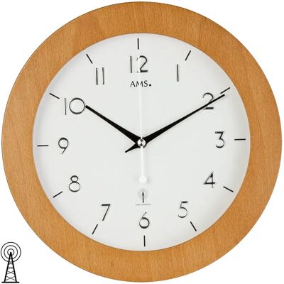 Horloge Murale Unisexe AMS F5836 - Radio-Contrôlée, 29cm - Publicité Horloge Murale Unisexe AMS F5836 - Radio-Contrôlée, 29cm - Publicité