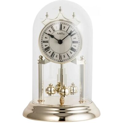 AMS J1203 Gold Tischuhr - Quarz, Klassisch, Made in Germany AMS J1203 Gold Tischuhr - Quarz, Klassisch, Made in Germany