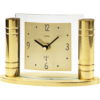 JOGRABO AMS 5131 Gold Tischuhr - Radio, Quarz, 12x18x8 cm JOGRABO AMS 5131 Gold Tischuhr - Radio, Quarz, 12x18x8 cm