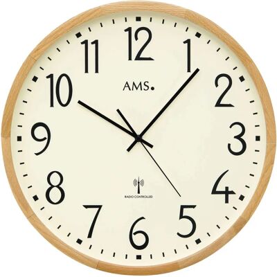 AMS F5534 - Funkwanduhr - Braun AMS F5534 - Funkwanduhr - Braun