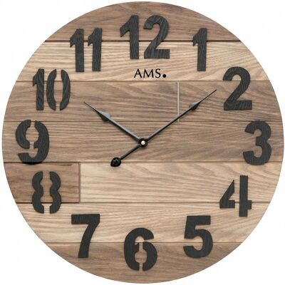 AMS W9569 Holz-Wanduhr - Quarz, 50cm AMS W9569 Holz-Wanduhr - Quarz, 50cm