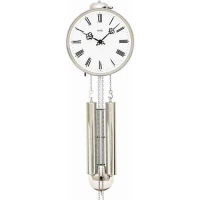 JOGRABO AMS 342 Wanduhr - Mechanisch, Silber, Pendel, 20cm JOGRABO AMS 342 Wanduhr - Mechanisch, Silber, Pendel, 20cm