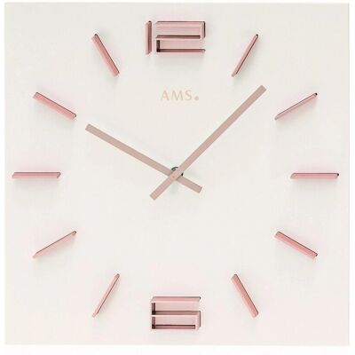 AMS W9592 Wanduhr - Quarzuhr, Holz, Unisex AMS W9592 Wanduhr - Quarzuhr, Holz, Unisex
