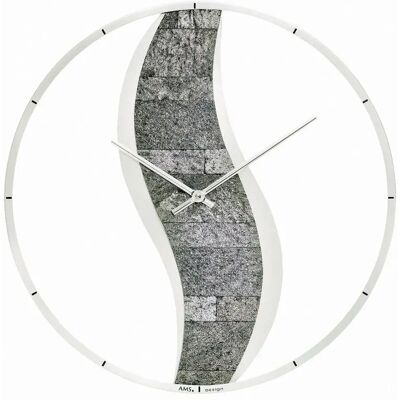 AMS W9646 - Quarzuhr Wanduhr - Anthrazit - 40cm AMS W9646 - Quarzuhr Wanduhr - Anthrazit - 40cm
