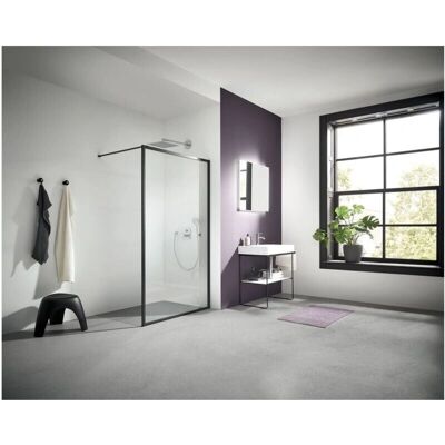 Kermi Dark Edition WALK-IN XD 2000mm - Douchecabine Kermi Dark Edition WALK-IN XD 2000mm - Douchecabine
