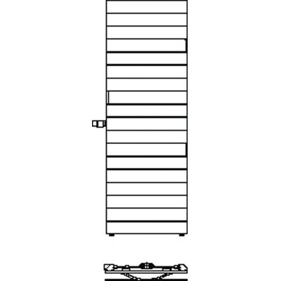 Witte badkamer radiator Kermi Tabeo-V - Verwarming Witte badkamer radiator Kermi Tabeo-V - Verwarming