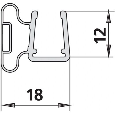 Kermi Model 6031610 - Magnetische afdichting voor TWD, TVD Kermi Model 6031610 - Magnetische afdichting voor TWD, TVD