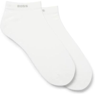 Hugo Boss Pack de 2 Chaussettes (50469849) - (50469849-100) blanc - Publicité Hugo Boss Pack de 2 Chaussettes (50469849) - (50469849-100) blanc - Publicité