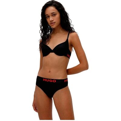 Hugo Sporty Logo String (50469651) - schwarz Hugo Sporty Logo String (50469651) - schwarz