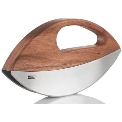 AdHoc KH51 Doppel-Wiegemesser - Edelstahl & Holz AdHoc KH51 Doppel-Wiegemesser - Edelstahl & Holz