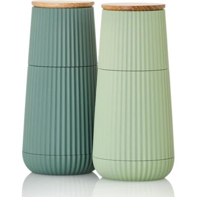 Set di mulini sale e pepe Ad Hoc - Scape - Verde Set di mulini sale e pepe Ad Hoc - Scape - Verde