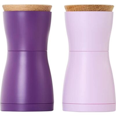 AdHoc - Twin - Lila - Ceramic Grinder - Salz- und Pfeffer-Mühlen-Set AdHoc - Twin - Lila - Ceramic Grinder - Salz- und Pfeffer-Mühlen-Set