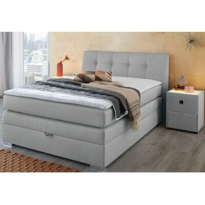 JOCKENHÖFER GRUPPE Amelie - Hellgrau Boxspringbett mit Stauraum JOCKENHÖFER GRUPPE Amelie - Hellgrau Boxspringbett mit Stauraum